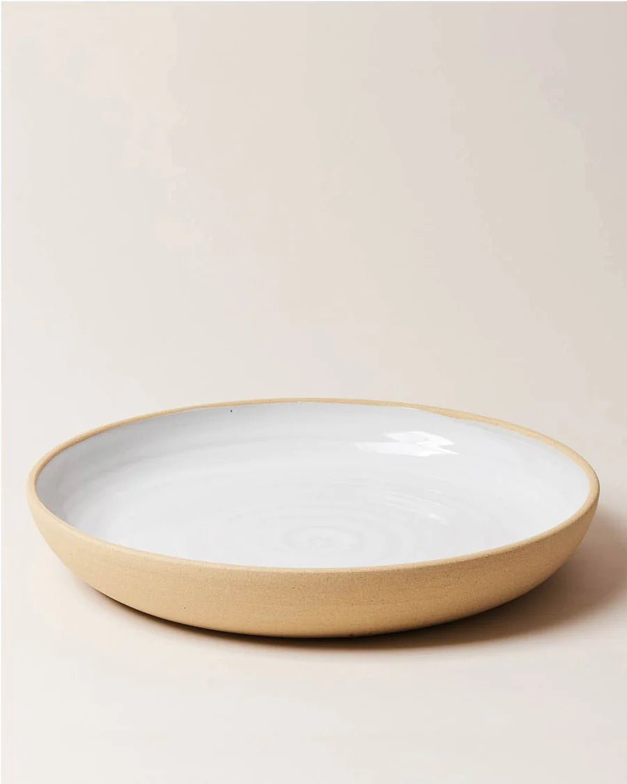 Harvest Serveware stoneware serving bowl detail, Farmhouse Pottery