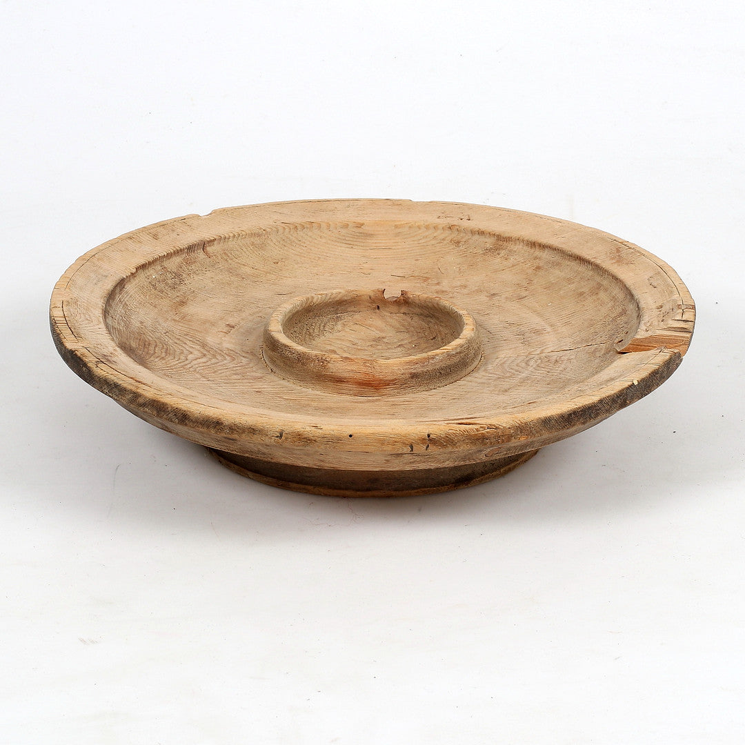 Antique Wood Serving Platter