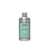 Flamingo Estate Heirloom Tomato hand soap in a recyclable silver aluminum bottle with a green label