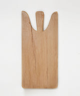 Square il Buco reclaimed oak cutting board, top view