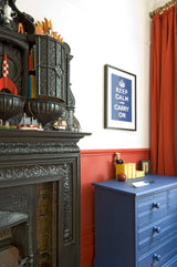 Room painted in Farrow & Ball Incarnadine No.248