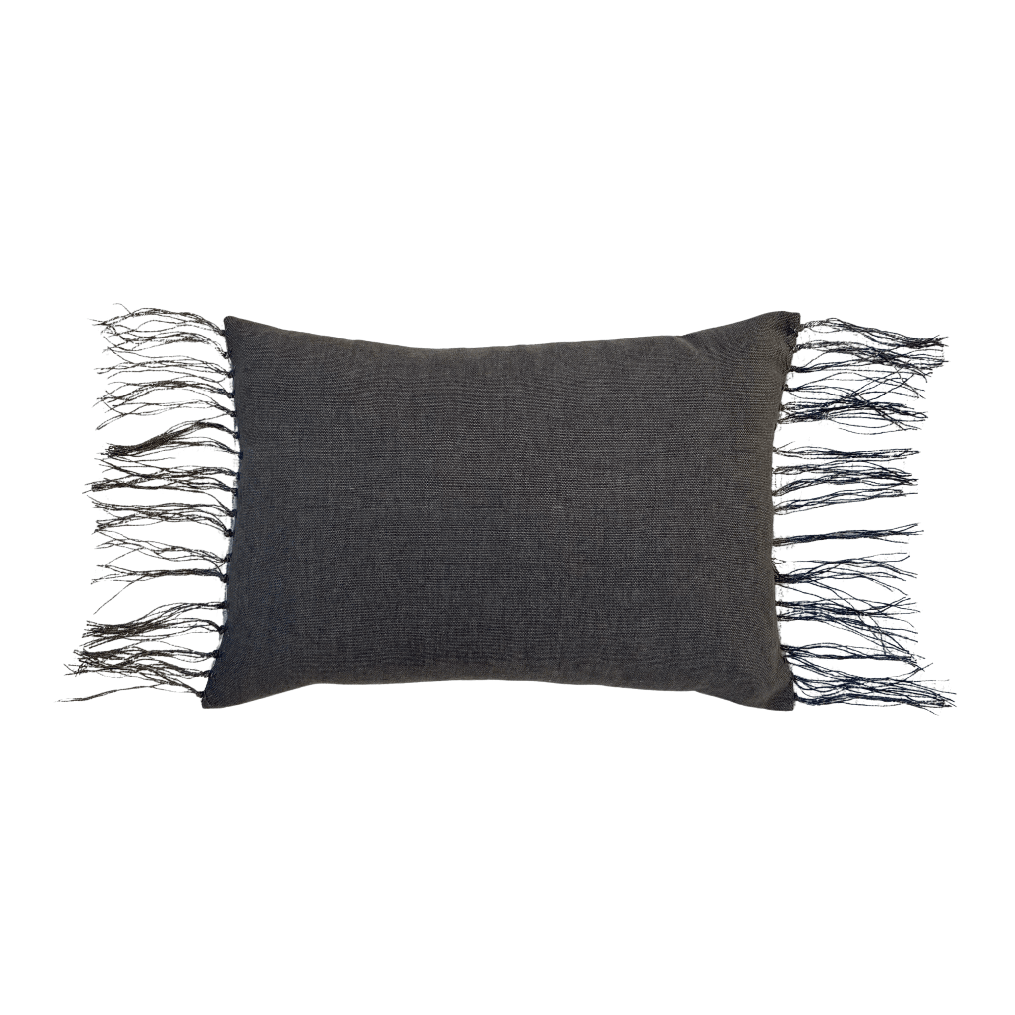 Ines Charcoal Lumbar Pillow