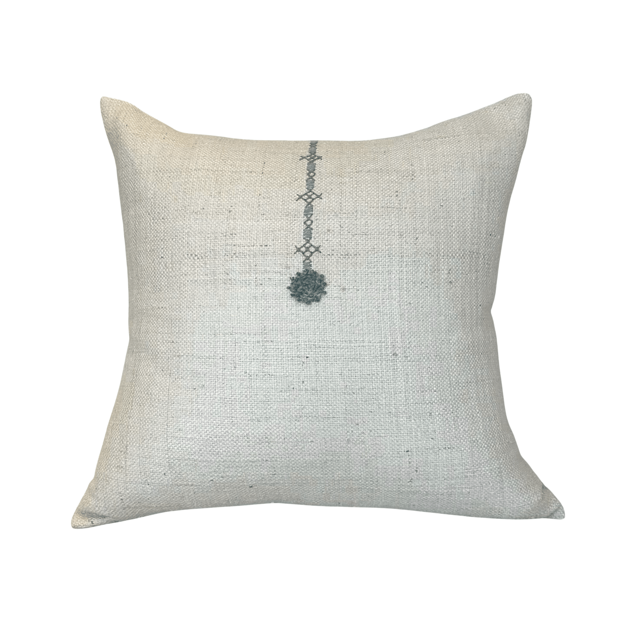 Iris Teal Pillow