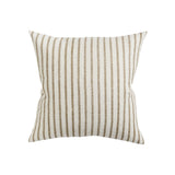 Walter G Kythira washed pistachio striped throw pillow with knife-edge and hidden zipper, includes feather insert.