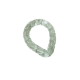 La Riccia hand-blown glass napkin rings in smooth and twisted forms