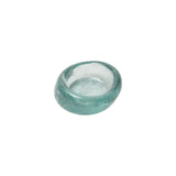 La Riccia recycled glass salt dish, handmade Italian pinch pot