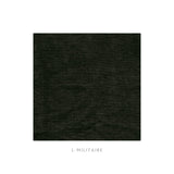 Calimia Home L-Militaire dark green Belgian linen fabric swatch with a textured, matte finish.