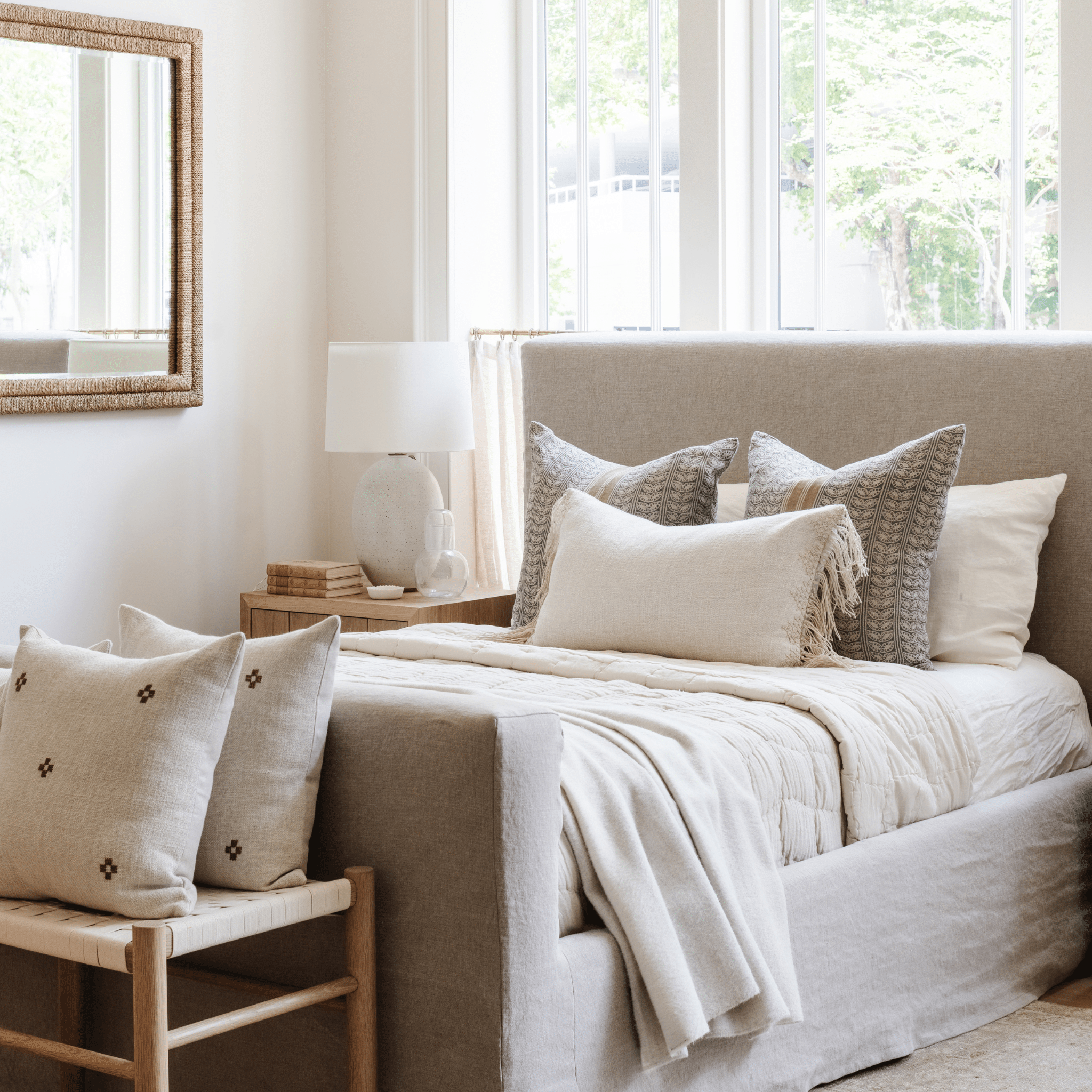 Large Orb Lamp - Ivory
