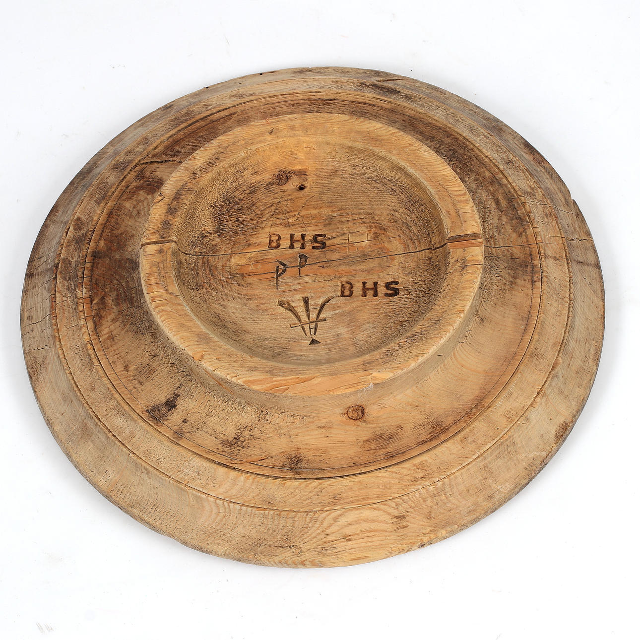 Antique Wood Serving Platter