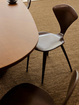 Armadillo Latitude Rug in Caramel, detail of the linen weave and texture
