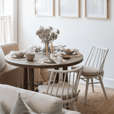 Lewis Windsor Chair - with custom Rose Tarlow Fabric Cushions — 2 Available