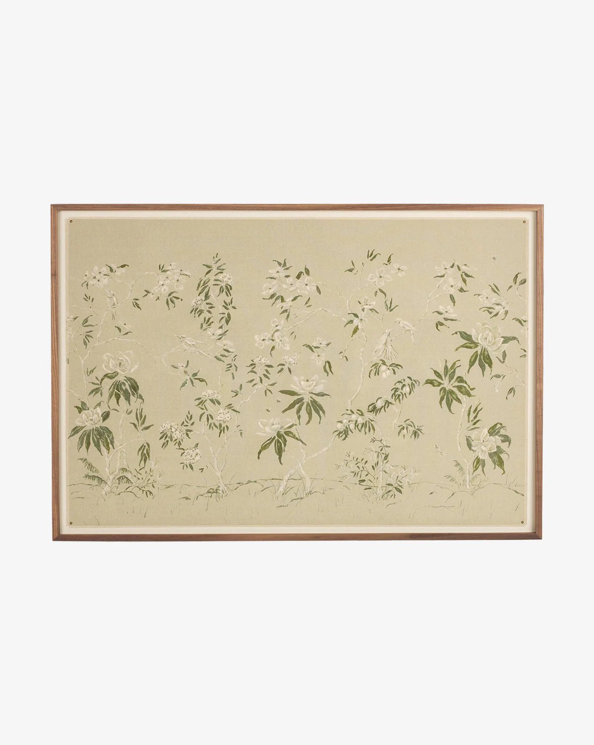 Linen Chinoiserie Artwork by Laurel-Dawn Latshaw