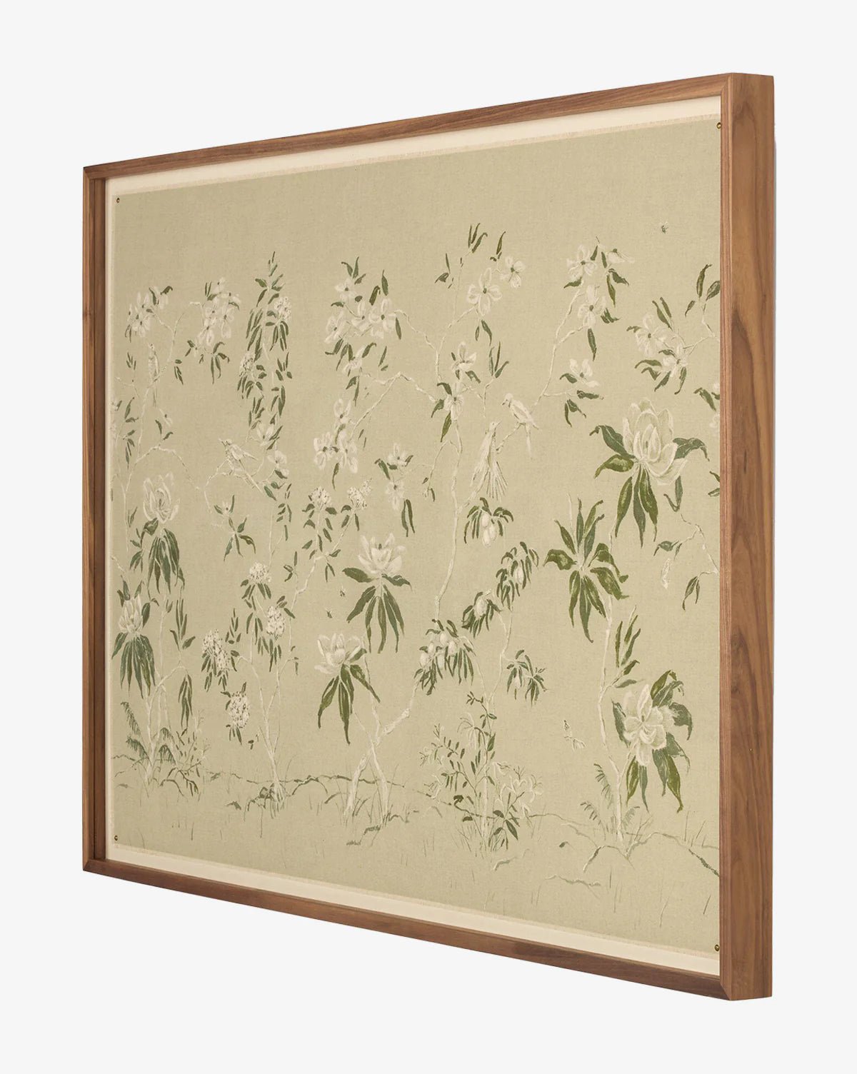 Linen Chinoiserie Artwork by Laurel-Dawn Latshaw