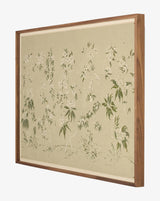 Linen Chinoiserie Artwork by Laurel-Dawn Latshaw
