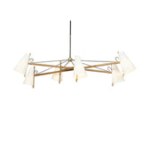 Long Hood Chandelier - White Oak by Ravenhill Studio