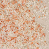 Calimia Home CAROLINE FRANCIS Love My Life bath salts featuring a blend of pink and white mineral crystals