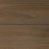 Wood grain detail of the Lumi outdoor dining table