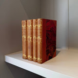 Crusenstolpe Morianen 1916 vintage Swedish book set of 4 — antique bindings