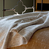 Matizado Throw in Sepia by Under The Bough styled in a room