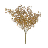 Faux meadow grass stem in flaxen tones, single stem on white background, by Abigail Ahern