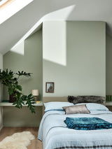 Room painted in Farrow & Ball Mizzle No.266