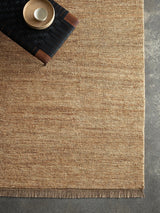 Armadillo Mojave Rug in Natural, additional view 5 of the hand-knotted jute rug