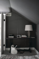 Room painted in Farrow & Ball Mole's Breath No.276
