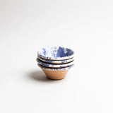 Montegranaro blue mixing bowl styled in a kitchen