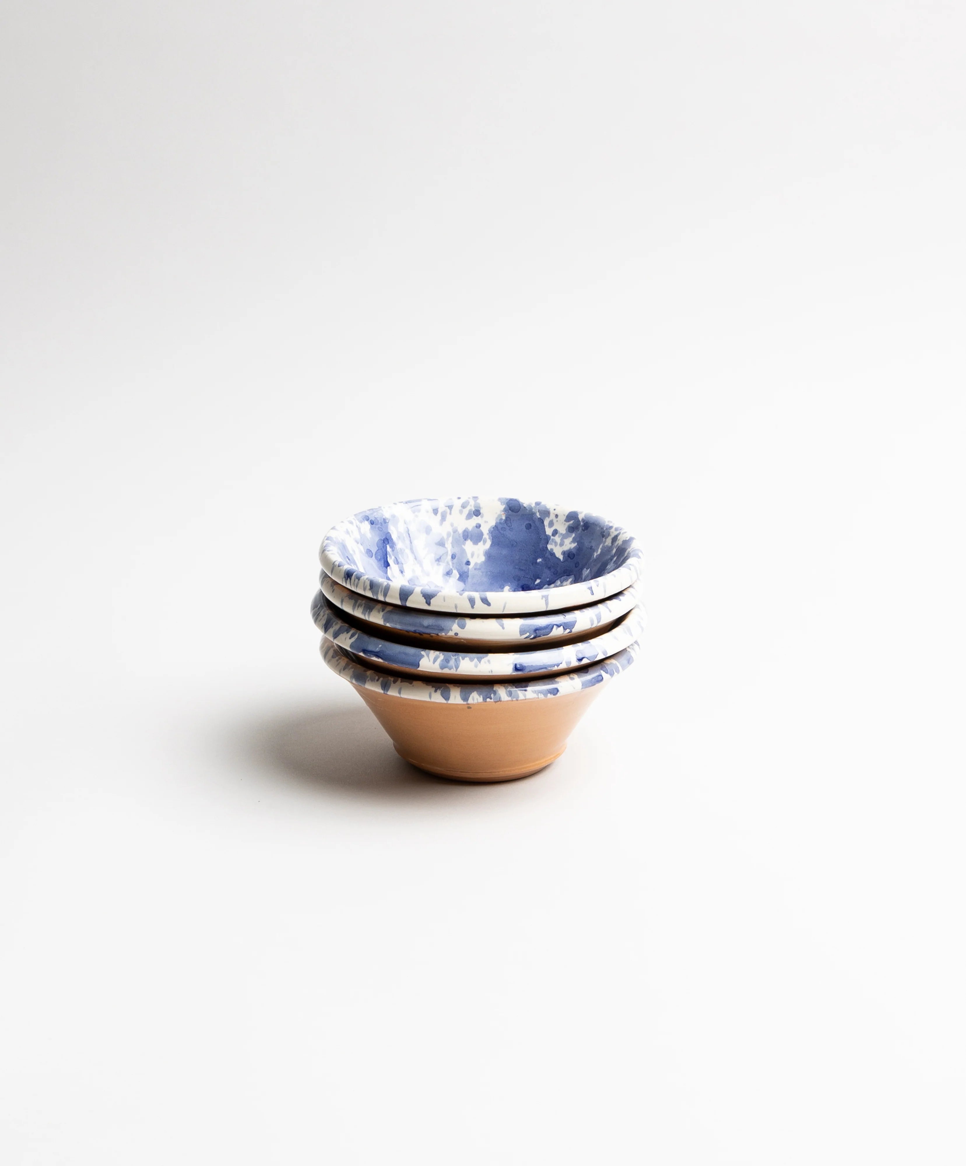 Montegranaro Splatterware Mixing Bowl - Blue