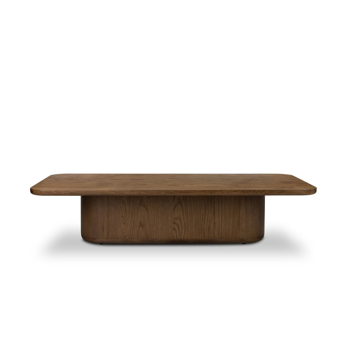 Morley Coffee Table in Rye Burl Oak – front view
