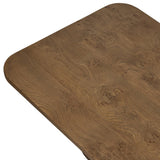 Morley Coffee Table in Rye Burl Oak – burl grain detail