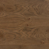 Morley Coffee Table in Rye Burl Oak – pedestal base detail