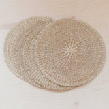 Natural Placemats, set of 2 - Abaca Fiber