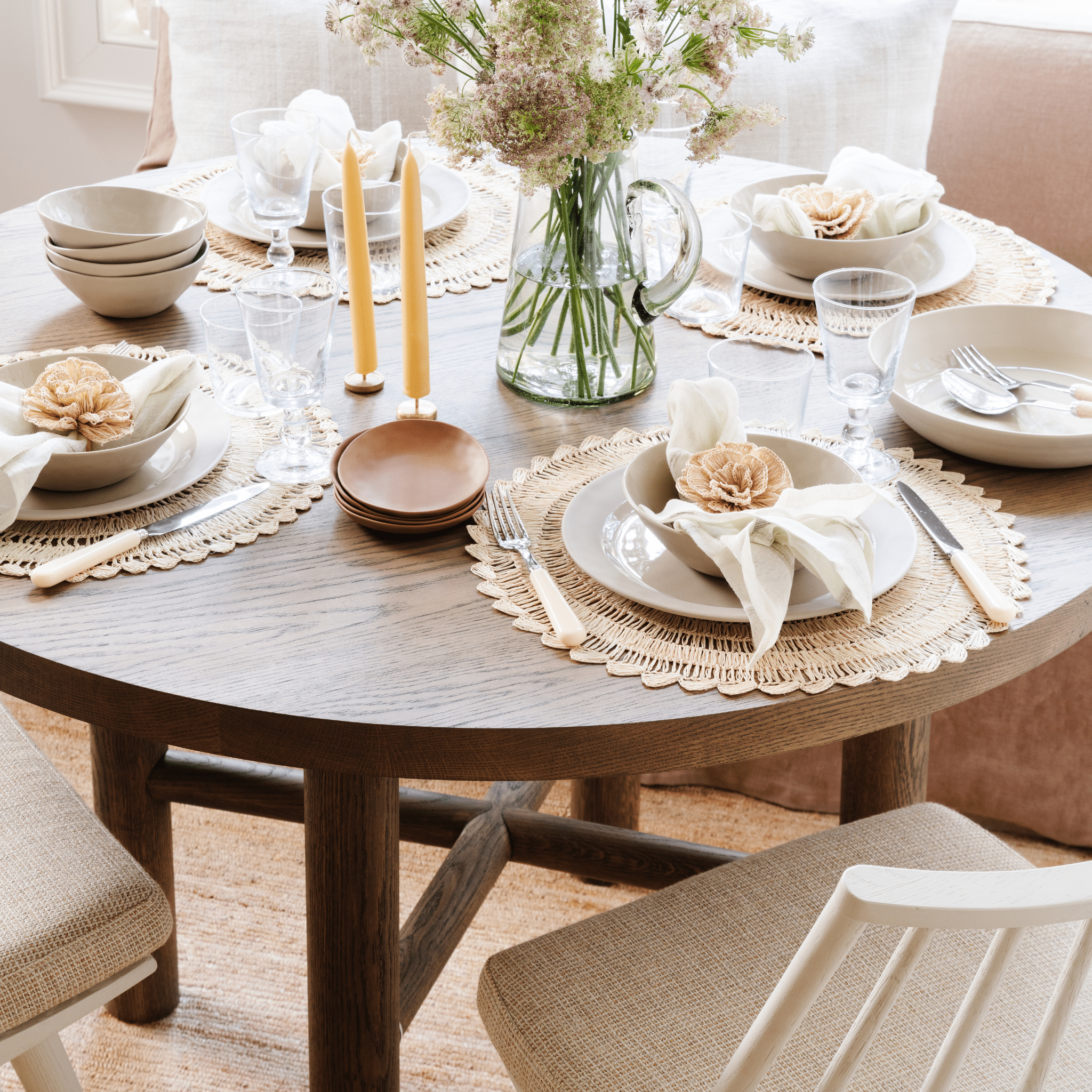 Valencia X Dining Table - Circle Leg