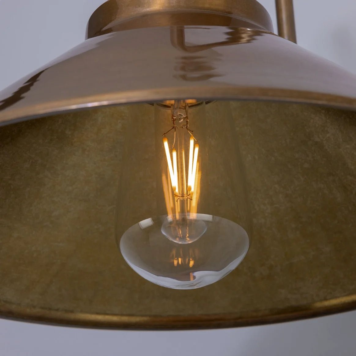 Nerissa Brass Swan Neck Wall Light