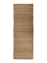 Armadillo Nest Nook Rug in Natural, close view of the jute pile and edge