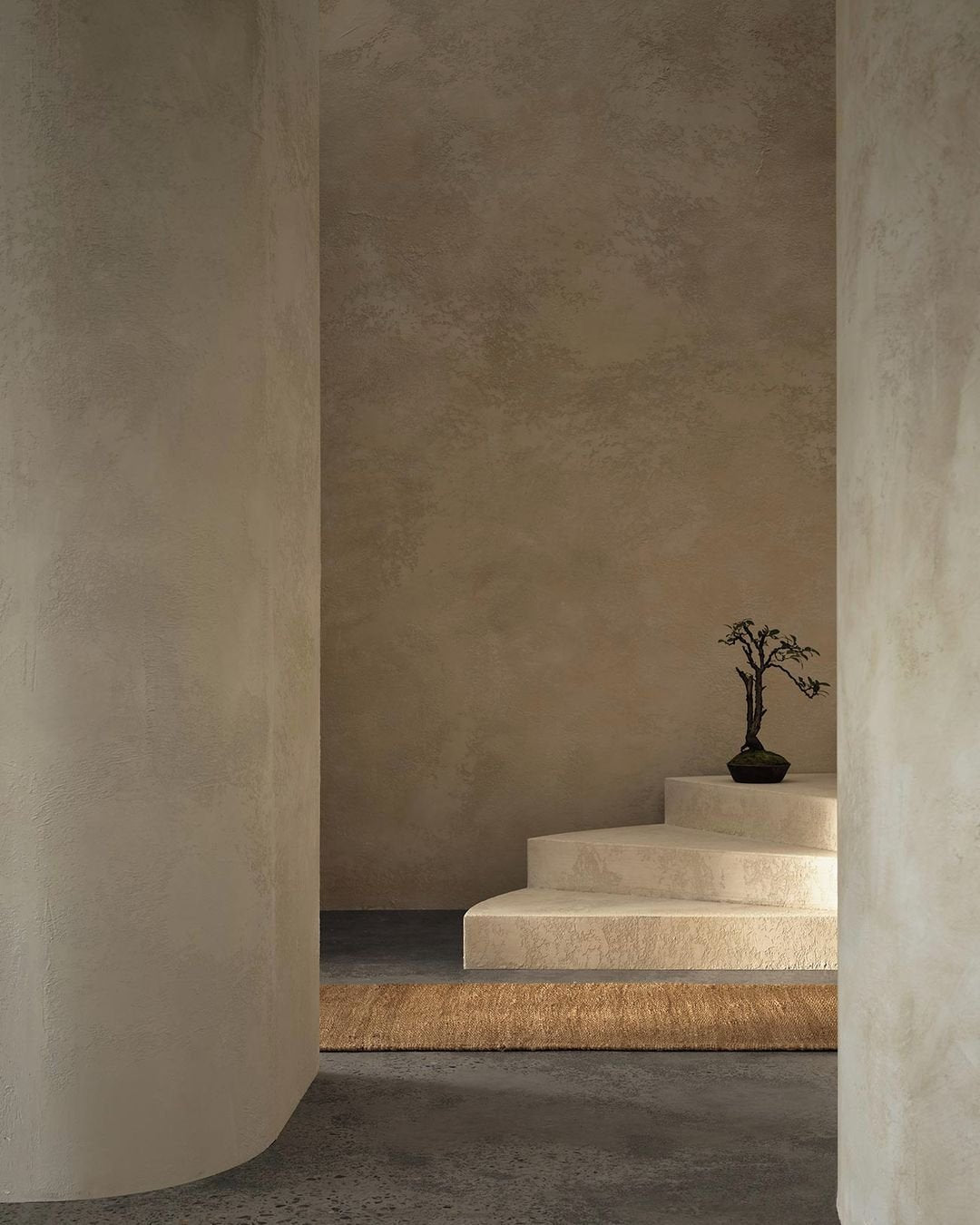 Nest Runner by Armadillo, handwoven jute flatweave rug, styled in a room at Calimia Home