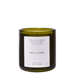 Prinsesstårta Candle front — Flamingo Estate 8 oz candle with Swedish princess cake-inspired fragrance