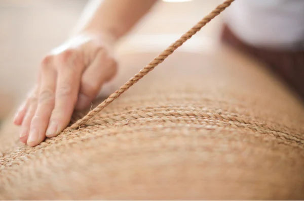 Woven natural materials, fifty years in the making.