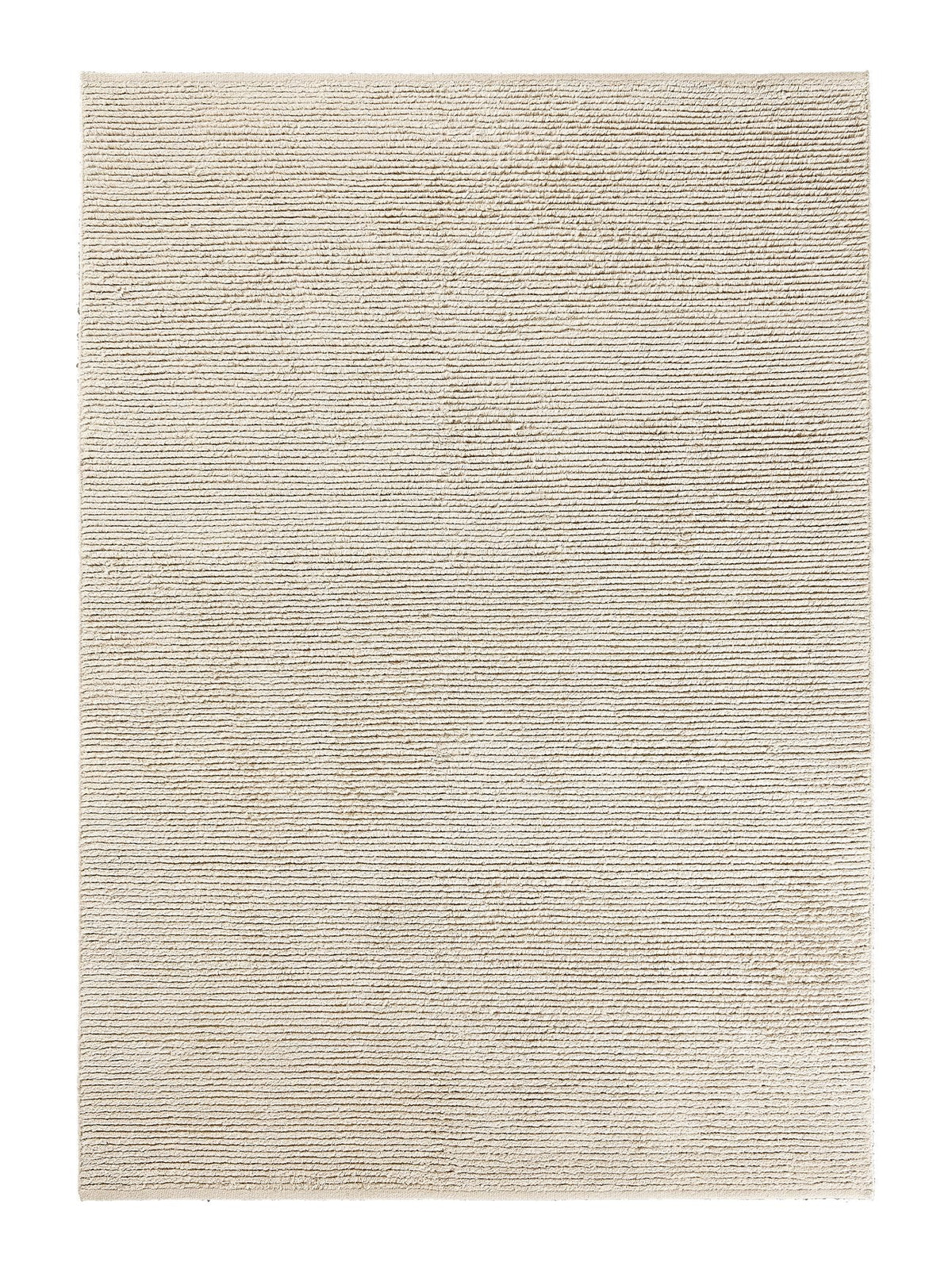 Armadillo Palermo Rug in Bone, additional view 5 of the hand-knotted linen rug
