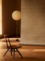 Armadillo Palloza Rug in Rattan, detail of the jute (rattan adds a touch of undyed wool) weave and texture