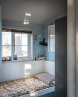 Room painted in Farrow & Ball Parma Gray No.27