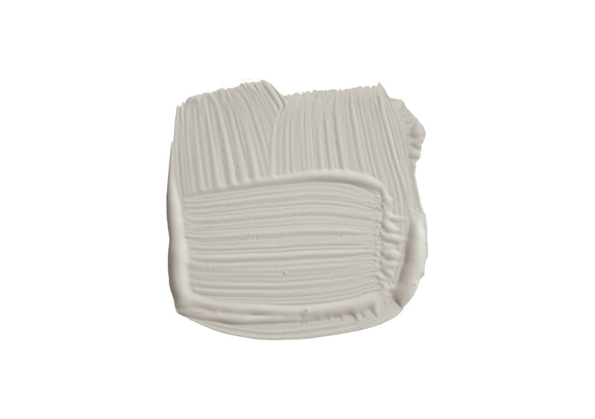 Farrow & Ball Pavilion Gray No.242 brush-out swatch