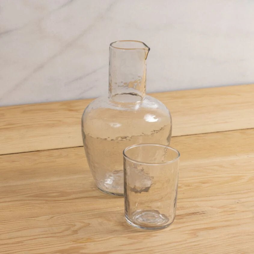 Pebble Glass Bedside Carafe