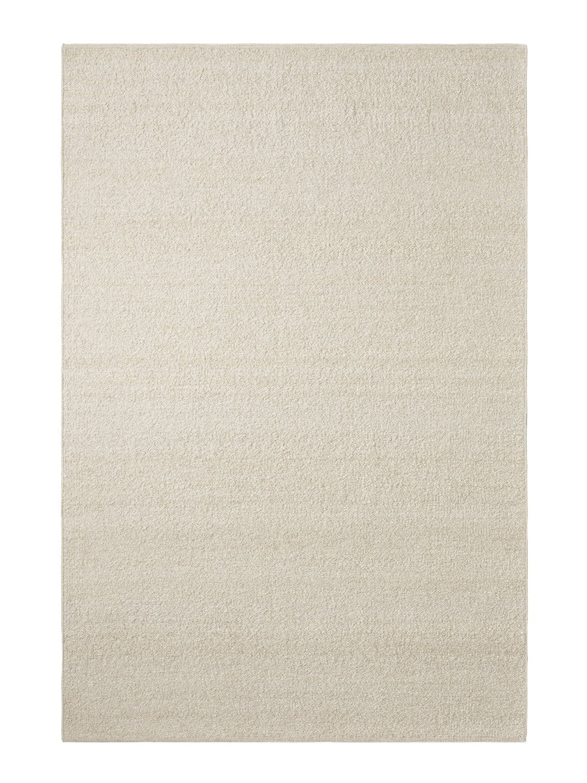 Armadillo Pebble Rug in Tofu, additional view 5 of the handwoven boucle wool rug