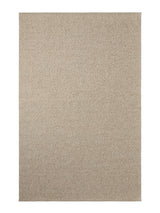 Armadillo Pebble Rug in Whippet, overhead view of the handwoven boucle wool weave and edge finish