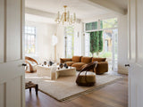 Armadillo Petra Rug in Sparrow, detail of the new zealand wool weave and texture