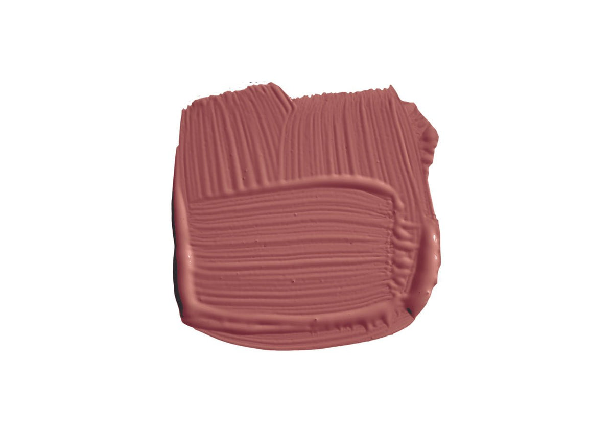 Farrow & Ball Picture Gallery Red No.42 brush-out swatch