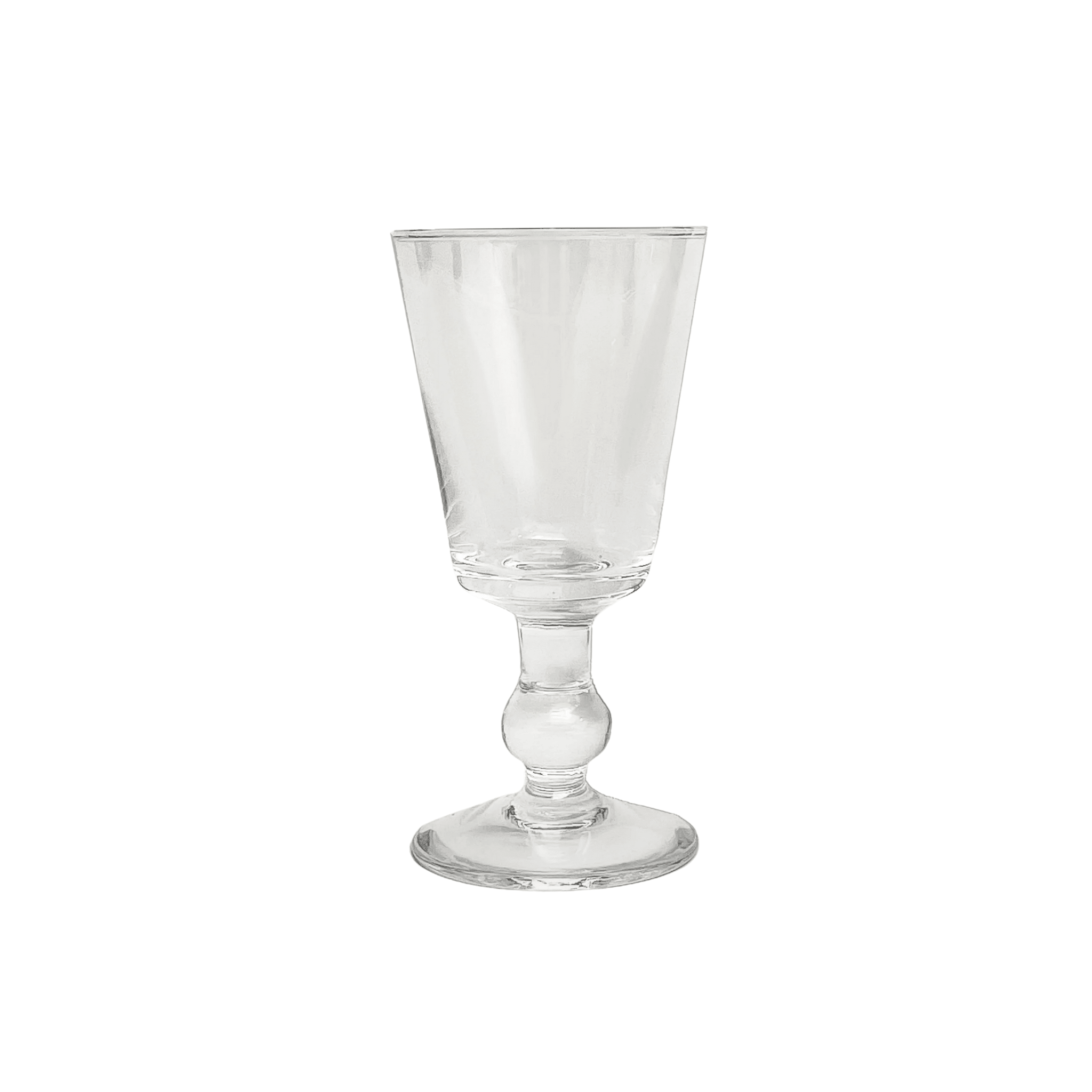 Pienza Tapered Goblet in clear hand-blown Italian glass by Il Buco Vita