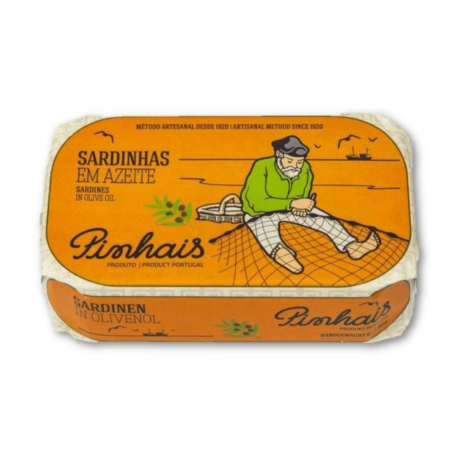 Pinhais sardines in olive oil tin